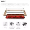 TOTI PREMIUM Premium Tempered Screen Protector Glass 3D Full Cover, skirta Apple iPhone 16 Pro Max