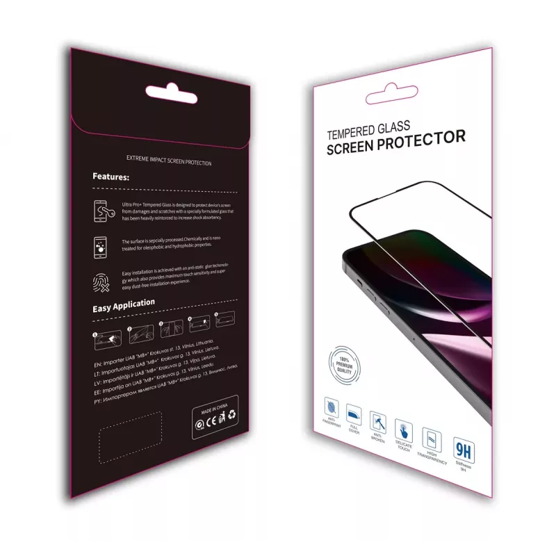 VAZOTEL Crystal Clear Screen Protector iPhone 15 Plus / 16 Plus (2 vnt. pakuotė)