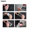 TOTI PREMIUM Premium Tempered Glass Screen Protector 3D Full Cover, skirta Apple iPhone 17 Pro Max