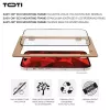 TOTI PREMIUM Premium Tempered Glass Screen Protector 3D Full Cover, skirta Apple iPhone 17 Pro Max