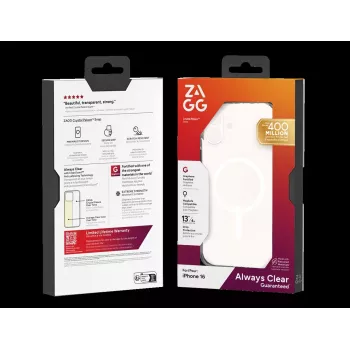 ZAGG Protection Bundle iPhone 16: Dėklas su MagSafe ir Ekrano apsauga