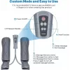 RENPHO Foot & Calf Air Massager With Heat - Grey/Black