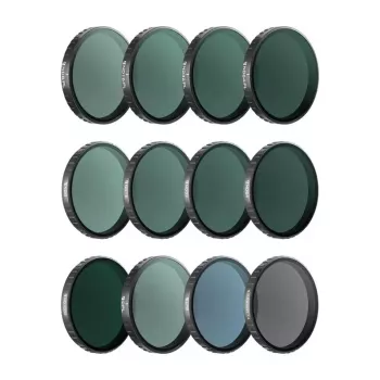 “Freewell” filtrų rinkinys “OSMO Action 6” – “Mega Kit” – 12 dalių pakuotė