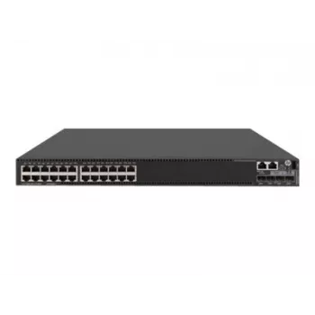 HPE 5510 24G PoE+ 4SFP+ HI 1-slot Switch - valdomas, 24x10/100/1000 (PoE+) + 4x10 Gigabit SFP+, montuojamas į stelažą, PoE+ (740 W)