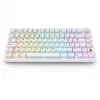 Sharkoon SGK55W SKILLER belaidė žaidimų klaviatūra, 75% išdėstymas, PBT klavišai, balta