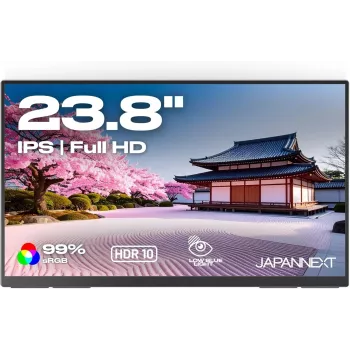 JAPANNEXT 60,5 cm (23,8 inch) JN-MD-IPS238F-C6 Full HD IPS Monitor with HDMI and USB-C, Black