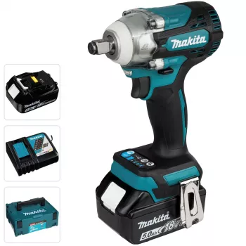 Makita DTW300TJX7 belaidis smūginis veržliaraktis 1/2 inch kvadratinis kotas su papildoma baterija