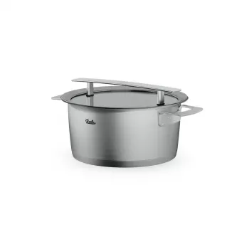 Fissler Phi Collection Cooking Pot with Glass Lid 24cm, 5.1 Liters