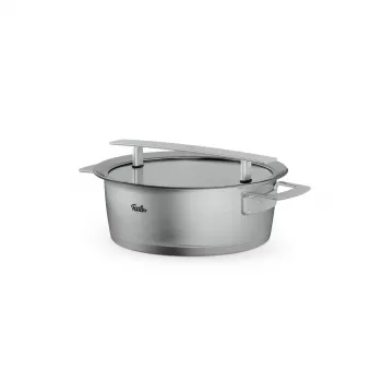 Fissler Phi Collection kepimo puodas su stikliniu dangčiu 24 cm, 3,9 L