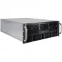 Inter-Tech IPC Storage 4U-4408-L 4U Rackmount Server Chassis, 8x 3,5 inch Hot-Swap, Be PSU, Juoda