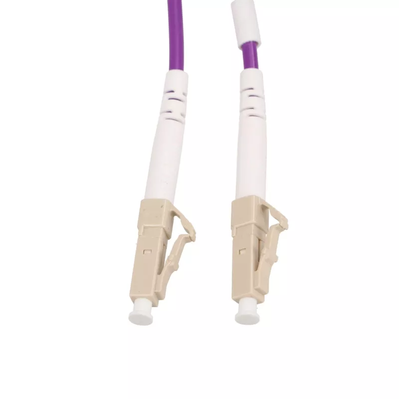 Extralink LC/UPC-LC/UPC Patch Cord, Multimode OM4 Duplex, 1m