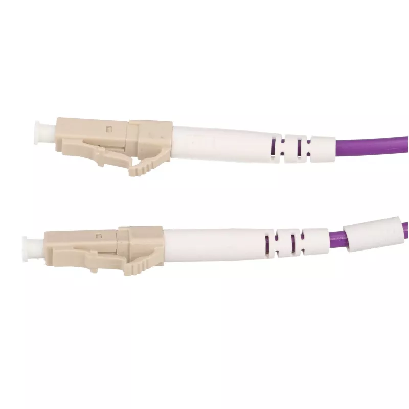 Extralink LC/UPC-LC/UPC Patch Cord, Multimode OM4 Duplex, 1m