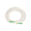Extralink Patch Cord SC/APC-SC/APC, LSOH, Single Mode, Simplex, G.657A2, 3 mm, 15 m, White