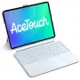 INATECK Keyboard Ace Touch iPad 13 Compatible QWERTZ Blue