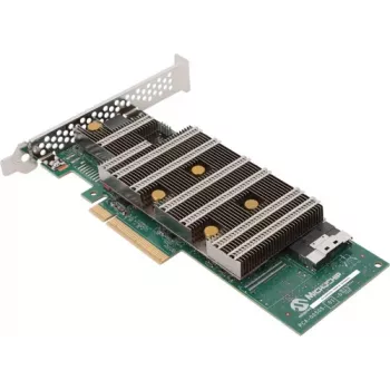 Microchip Adaptec SmartRAID 3204-8i/e 4GB SAS/NVMe 8 Port PCIe x8 24 Gbps Low Profile RAID Controller