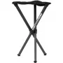 Walkstool Basic 50M nešiojama taburetė – 150 kg talpa – 50 cm aukštis – Juoda