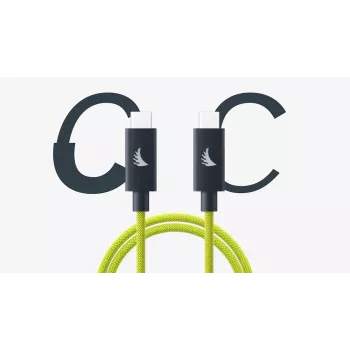 Angelbird USB-C 4.0 Solid Flex Cable Lime 1 m / 3.3 ft UC4SFL100