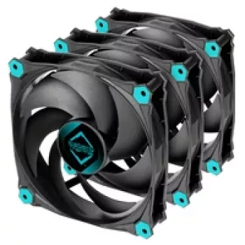 Iceberg Thermal IceGALE Silent 120mm Black Case Fan 3-Pack