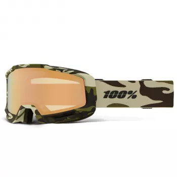 100% Speedlab 100percent SNOW - OKAN HiPER Camo Copper ML Mirror Slidinės Akiniai