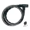 Master Lock Keyed Armored Cable Lock 22mm 8115EURDPS Black 1,2m