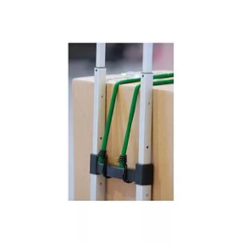 Master Lock 3021EURDAT Twin Wire tampriosios virvės su dvigubais kabliais, 0,8 m, 40 kg, žalios, 2 vnt.