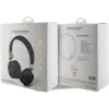 GUESS GUBH704GEMK „Over-Ear“ belaidės Bluetooth ausinės, juodos, su 4G metalo logotipu