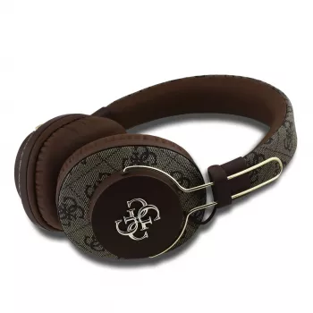 GUESS belaidės Bluetooth ausinės 4G Metal Logo Ruda GUBHS72P4FC4MW