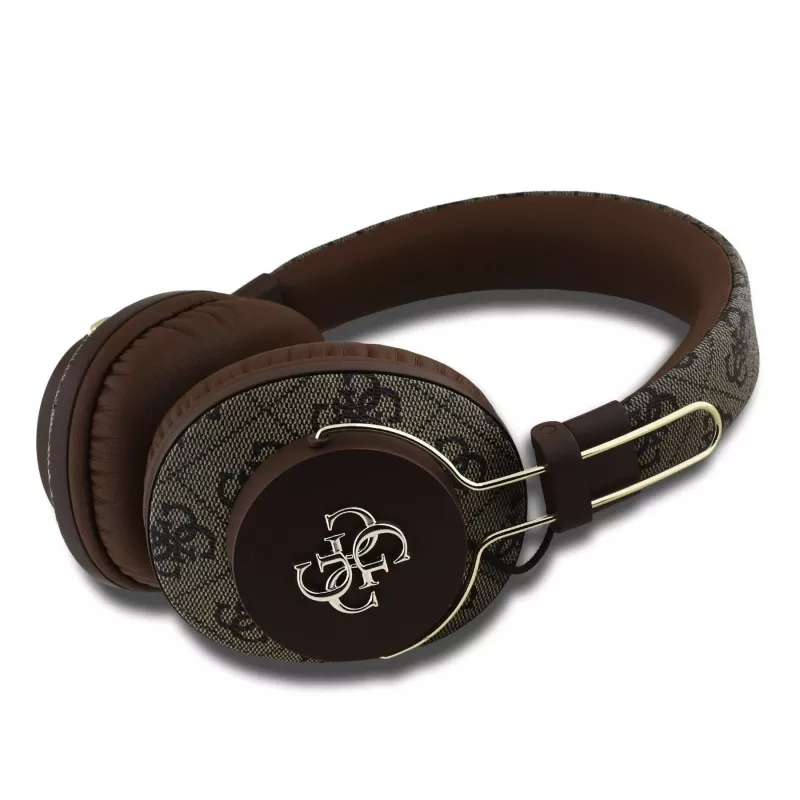 GUESS belaidės Bluetooth ausinės 4G Metal Logo Ruda GUBHS72P4FC4MW
