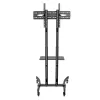 Eaton Tripp Lite Series Rolling TV/Monitor Cart - for 37 to 70 TVs and Monitors - Classic Edition - Black, Silver