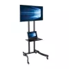 Eaton Tripp Lite Series Rolling TV/Monitor Cart - for 37 to 70 TVs and Monitors - Classic Edition - Black, Silver
