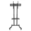 Eaton Tripp Lite Series Rolling TV/Monitor Cart - for 37 to 70 TVs and Monitors - Classic Edition - Black, Silver