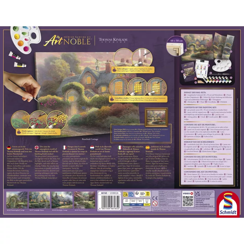 Schmidt My ArtNOBLE Thomas Kinkade - Rosebud Cottage 1000 Piece Jigsaw Puzzle