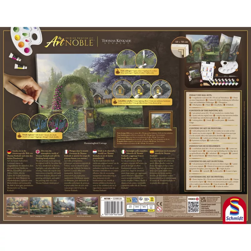 Schmidt My ArtNOBLE Thomas Kinkade - Hummingbird Cottage 1000 Piece Jigsaw Puzzle