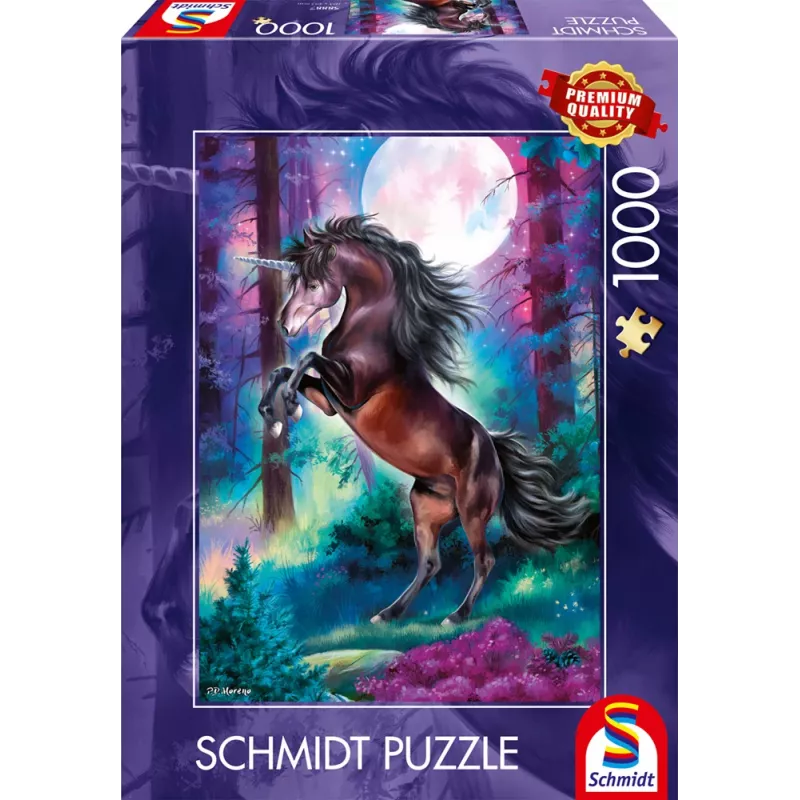 Schmidt Spiele Einhorn bei Vollmond 1000 Teile Dėlionė