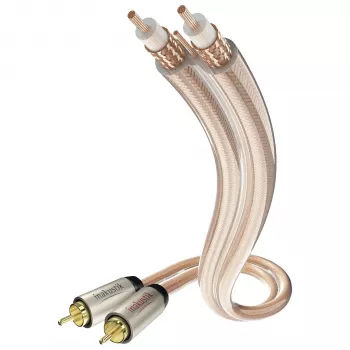 IN-AKUSTIK Star Audio RCA Male to RCA Male Audio Cable 1,5m Black