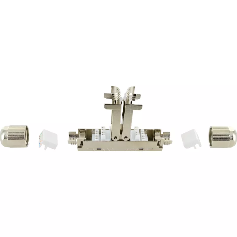 Schwaiger Keystone Network Cable Connector CAT 6A Shielded Tool-Free RJ45 Module