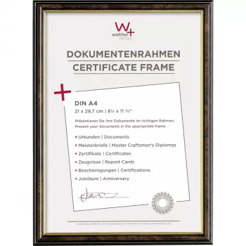 WALTHER Smell DIN A4 plastikinis segtuvas Riešutmedžio spalvos JD130N