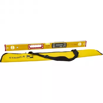 STABILA TECH 196 DL Digitalinis Gulsčiukas 81 cm su Neslystančiais Stabdžiais ir Dėklu