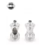 Peugeot Bistro pipirų ir druskos malūnėlių rinkinys Z 10 cm Duo Acrylic Transparent