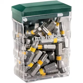 Metabo Bit-Box TX25 Security Torx Bit Set, 25 vienetų (24 antgaliai + 1 antgalio laikiklis)