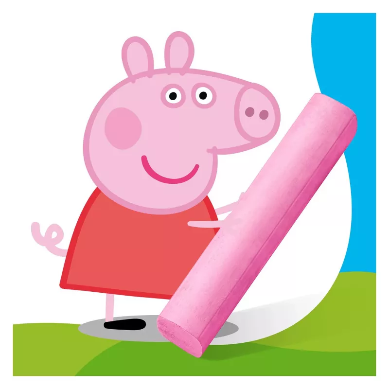 STAEDTLER Junior Pavement Chalk Peppa Pig 6 Pieces Cardboard Case