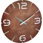 TFA Contour radijo bangomis valdomas sieninis laikrodis 35 cm Rūdžių/Balta