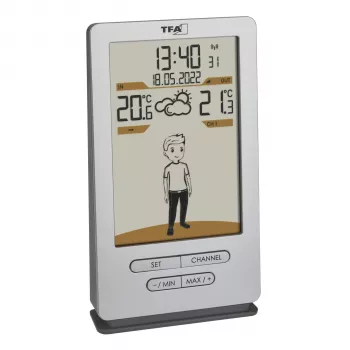 TFA WEATHER JACK 35.1166.54 belaidė orų stotis su 12–24 val. prognoze