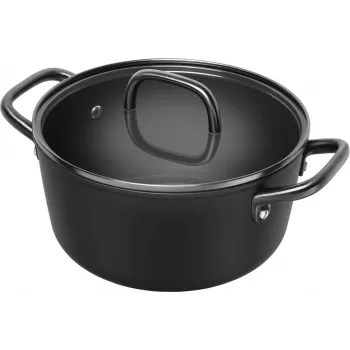 ZWILLING Milano Puodas su Stikliniu Dangčiu 24 cm, Juodas