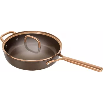 ZWILLING Milano Sauté Pan su stikliniu dangčiu 28 cm, Ruda