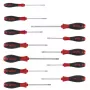 Wiha Atsuktuvų Rinkinys SoftFinish 12 dalių Plokštieji PH PZ TORX (302HK12)