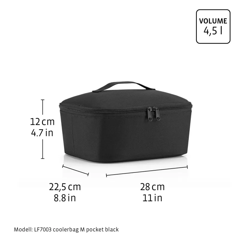 Reisenthel Coolerbag M Pocket Twist Silver (LF7052)