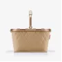 Reisenthel Carrybag Frame Rhombus pirkinių krepšys, imbiero spalvos, aliuminio rėmas, 22 l (BK6046)