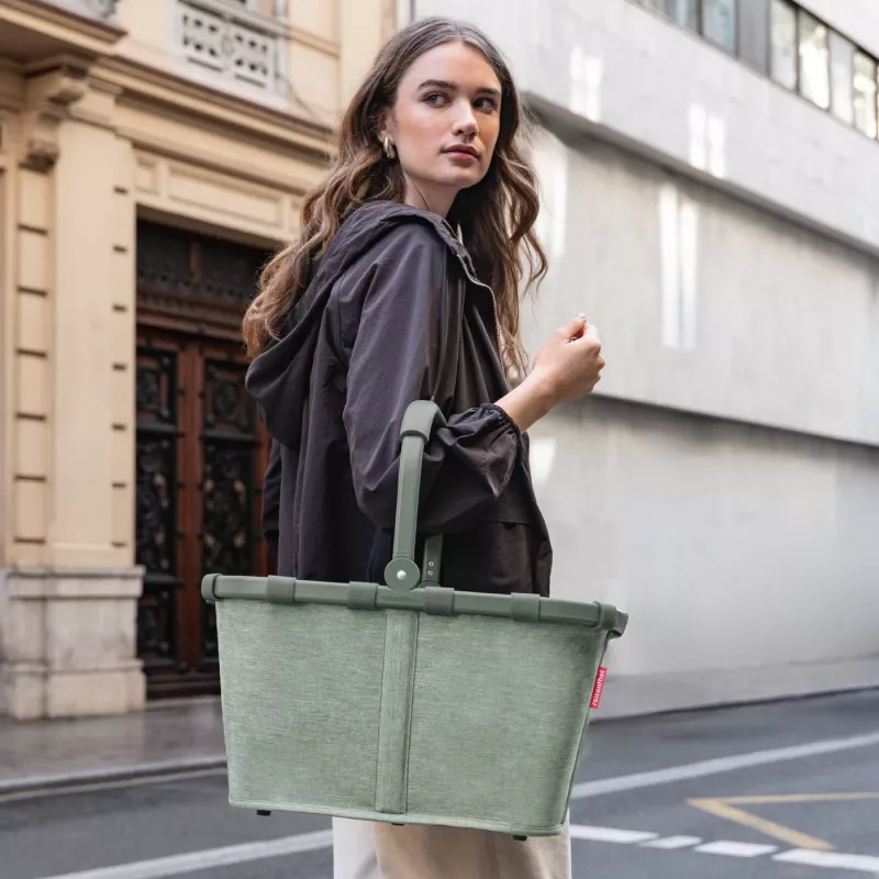 Reisenthel Carrybag Twist Sage Sage spalvos pirkinių krepšys 22L