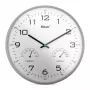 MEBUS 16182 Kvarcinis sieninis laikrodis baltas 25 cm
